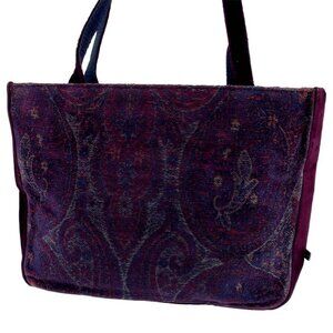 ETRO Handbag Purple Navy Women Authentic secondhand